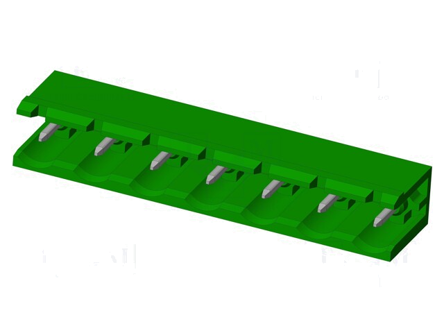 Connector: ontkoppelbare terminal strip; contact; mannelijk Connector: ontkoppelbare terminal strip; contact; mannelijk